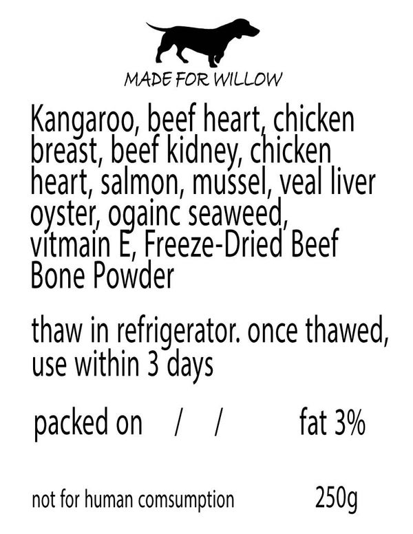 kangaroo and chicken mix