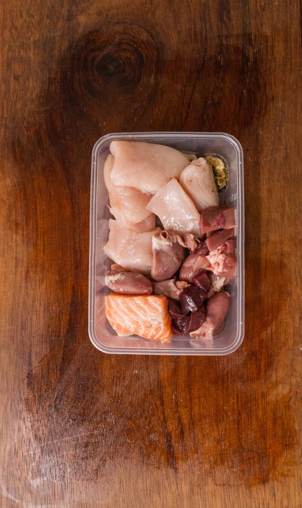 Chicken Breast with salmon