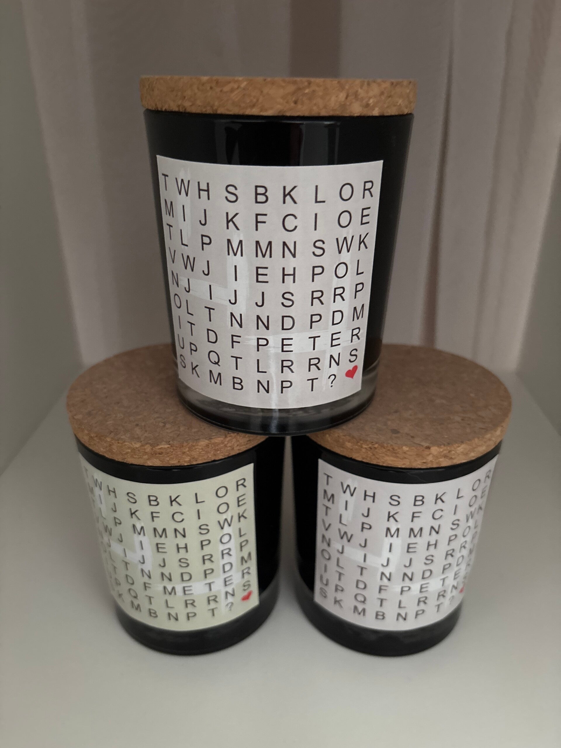 Geurkaars woorden puzzel