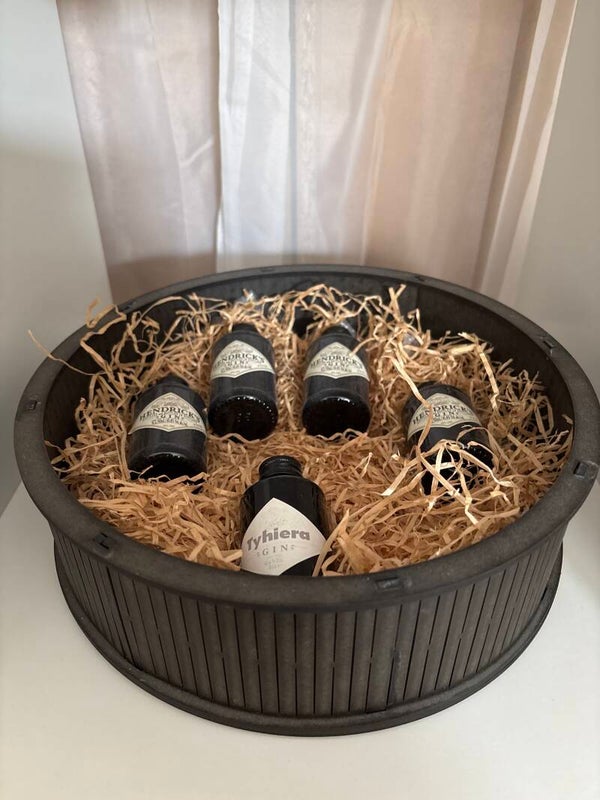 Geschenk mand hout