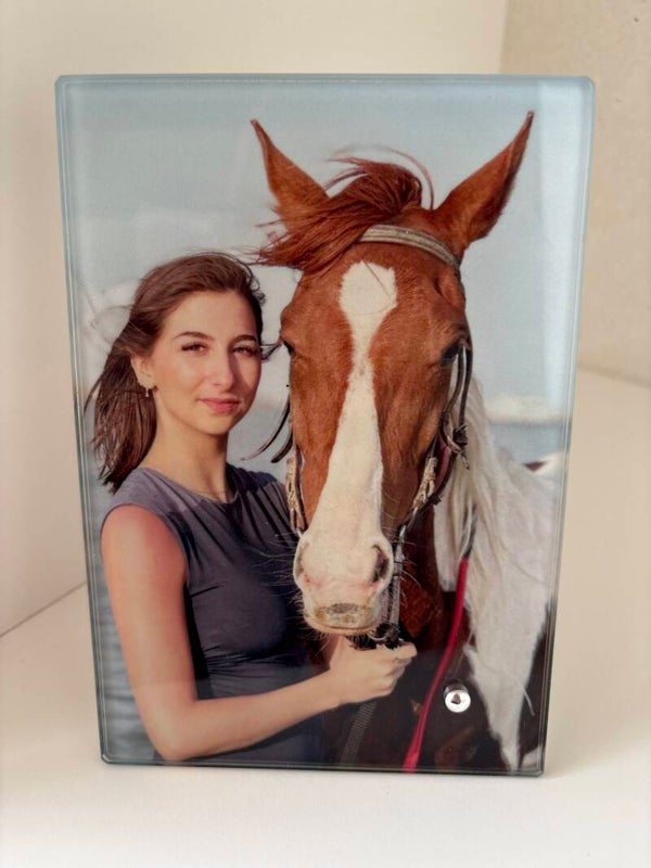 Foto op glas