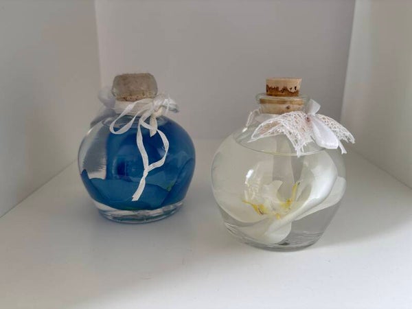 Olielamp rond