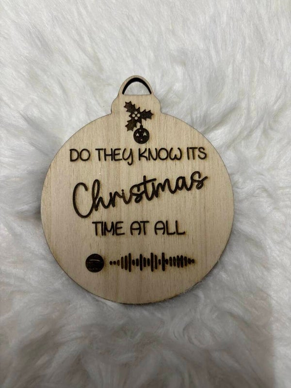 Kerstboom hanger muziek