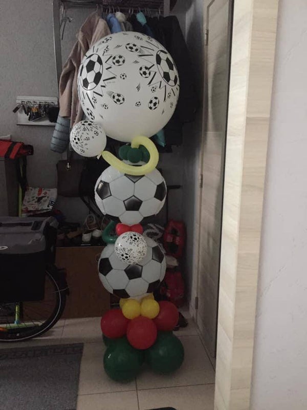 Voetbal mannetje toren