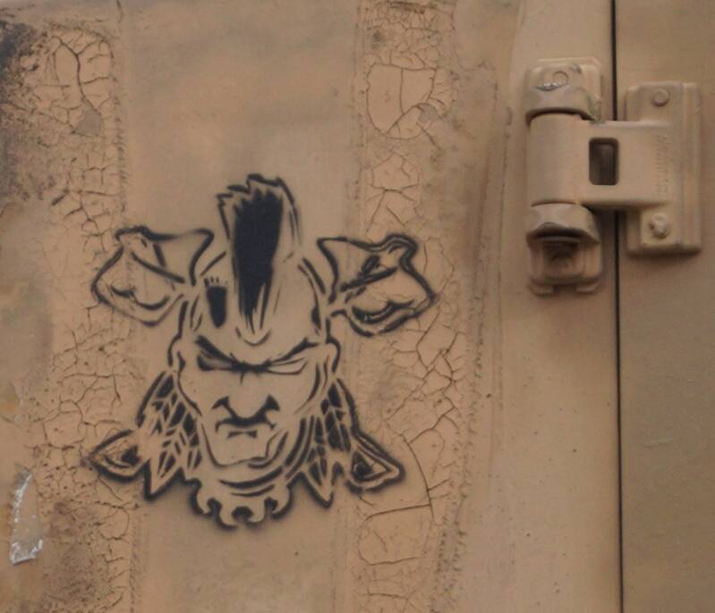 The Joker is een van de afbeeldingen die te zien waren op de voertuigen