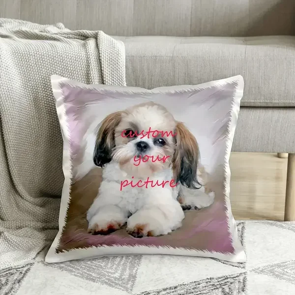 Pluche portret fotokussen