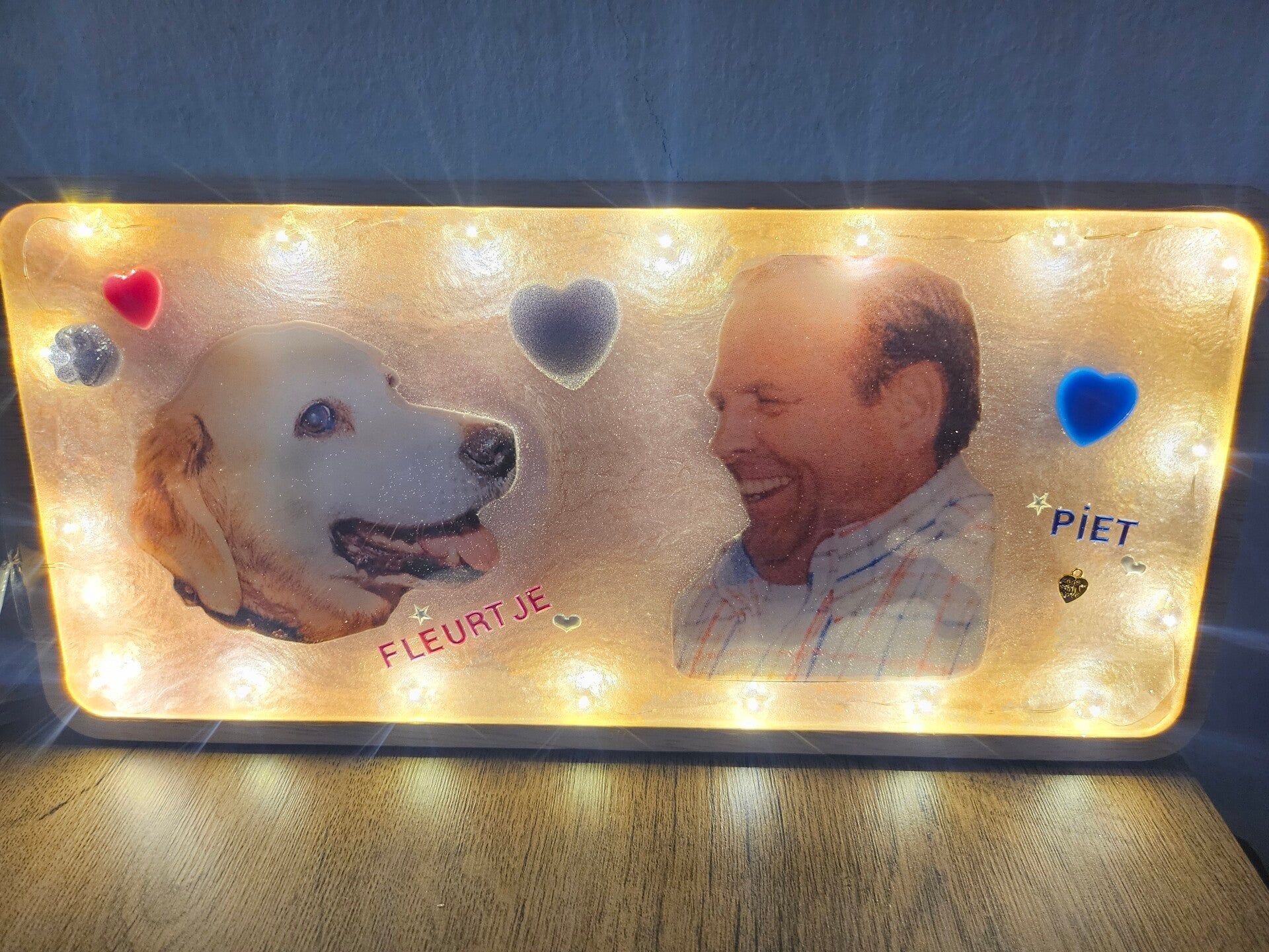 Verlicht Epoxy fotolijst