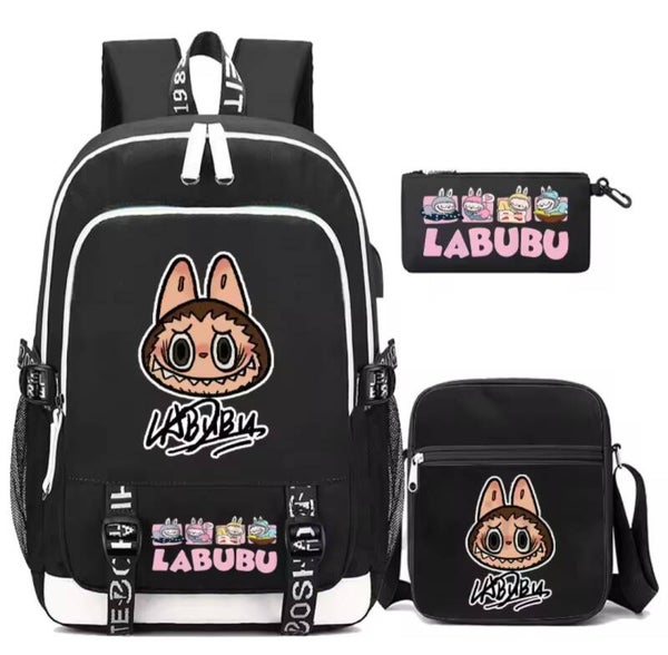 Labubu Schooltas "3 set"