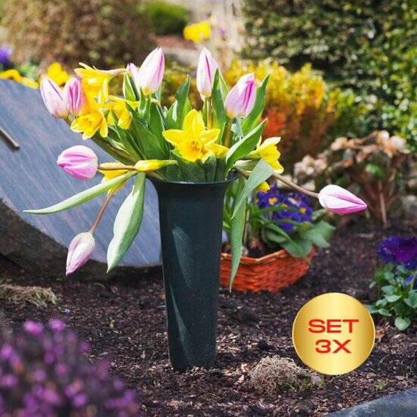 Grafvaas Set 3 Stuks 37cm