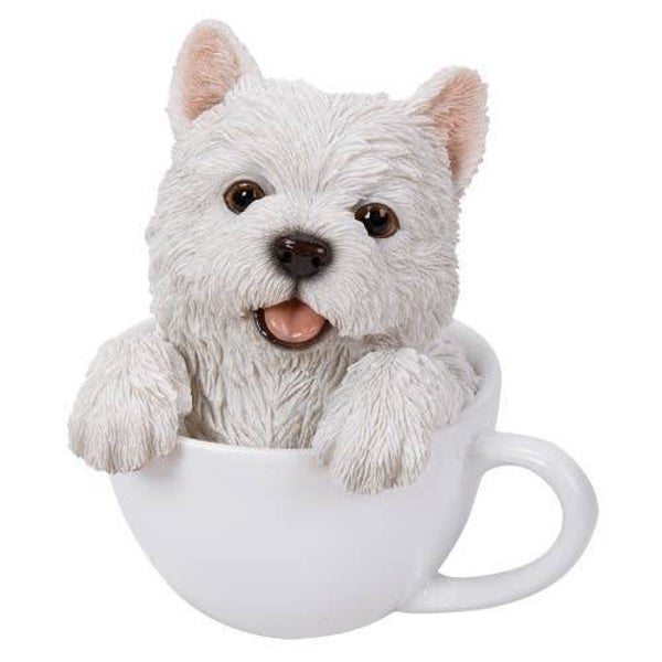 Westie in theekopje