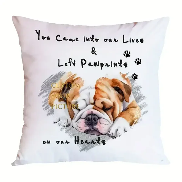 Pluche fotokussen "You came into our lives"