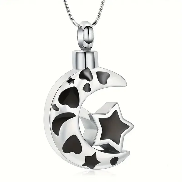 Urn ketting Maan Ster