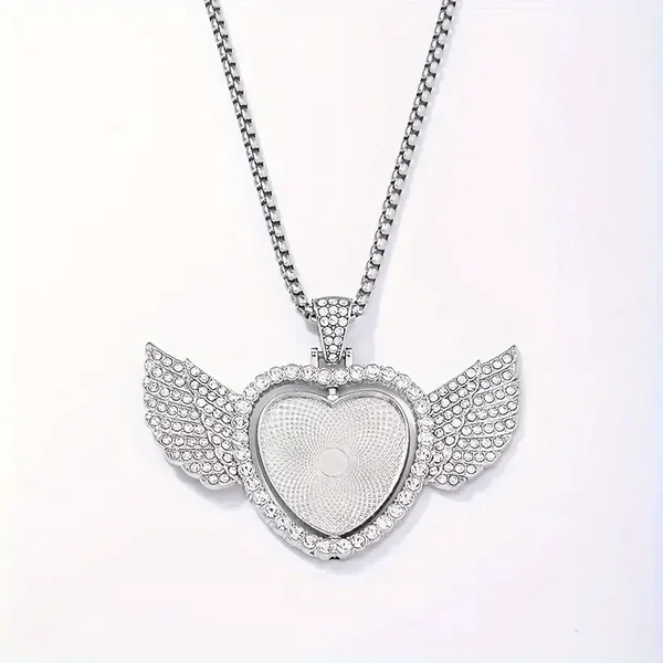 Gevleugeld hartvormige fotoketting