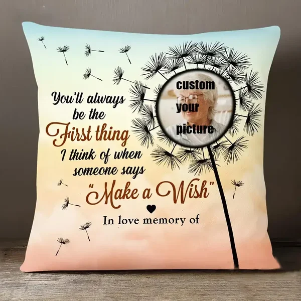 Pluche fotokussen "Make a wish"