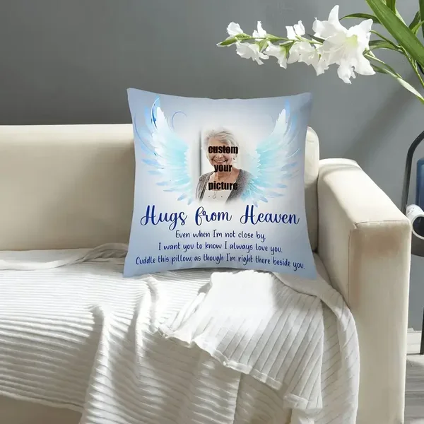 Pluche fotokussen "Hugs from Heaven"