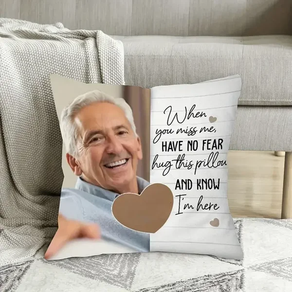 Pluche fotokussen "Know i`m here"