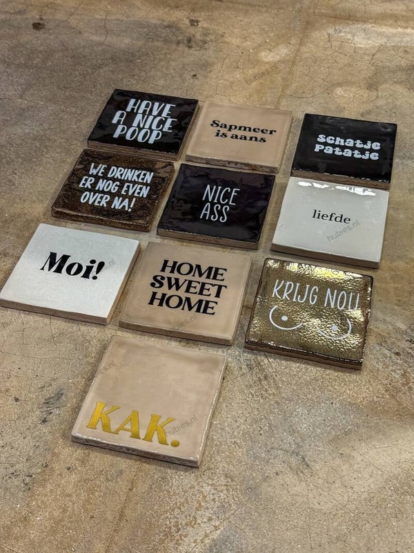 Gepersonaliseerde tegeltjes