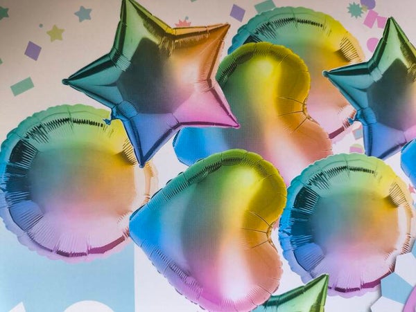 Holografische ballon met tekst