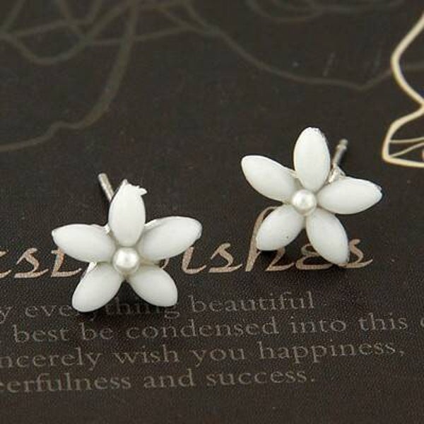 Fashion Earrings Flowerwhite