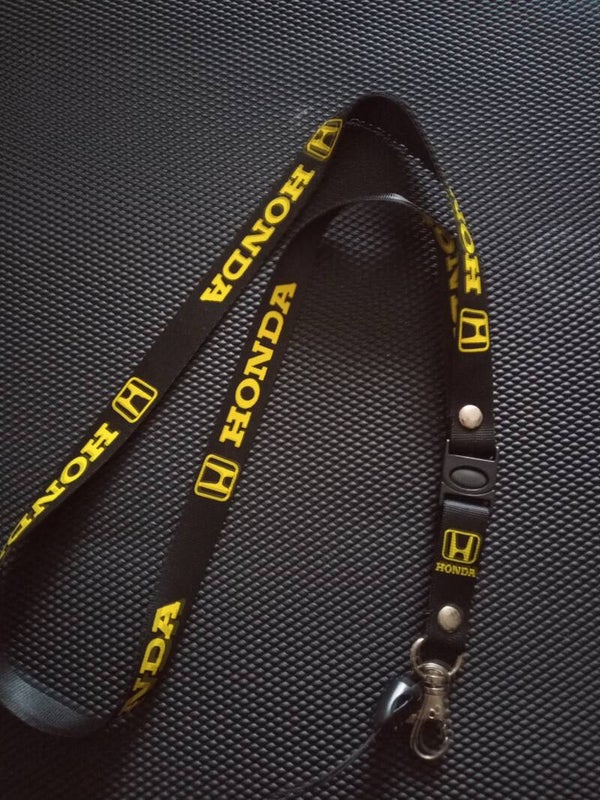 Sleutelkoord Honda Zwart