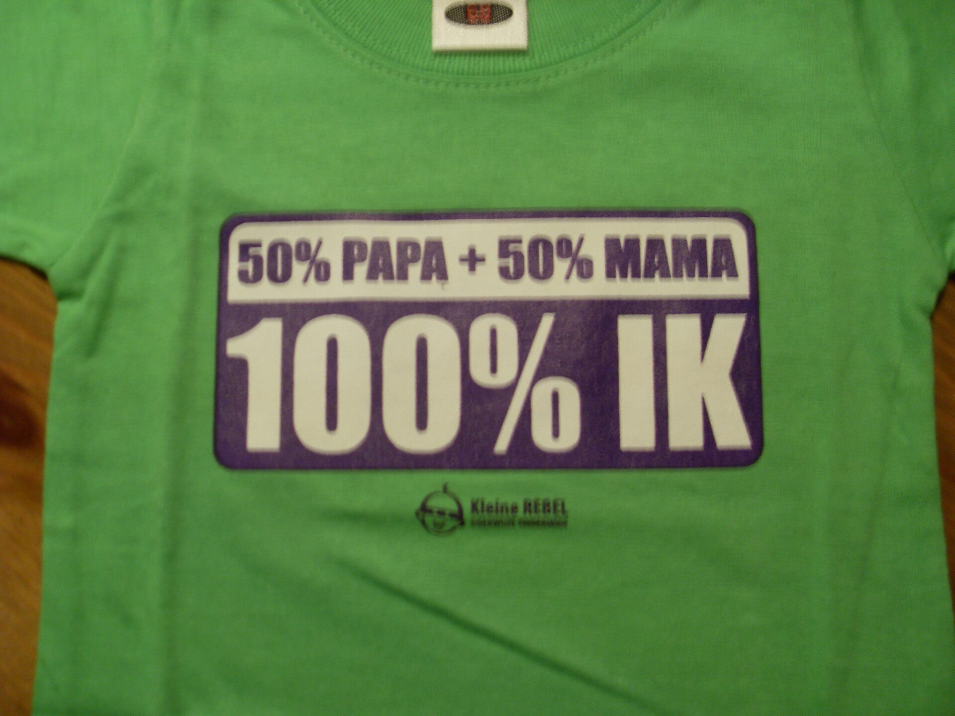 50% Mama + 50% Papa 100%Ik  68 en 74