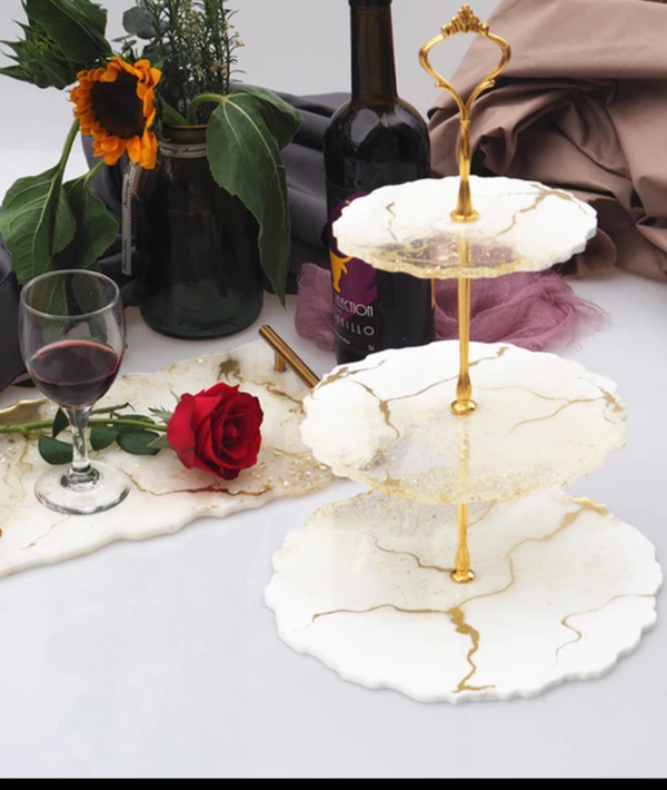 Handgemaakte Etagere