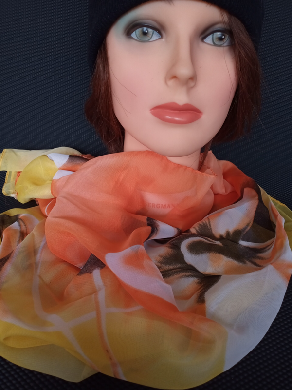 Shawl flower orange