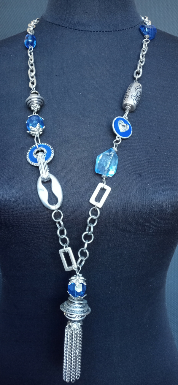 Fantasie Collier Blauw