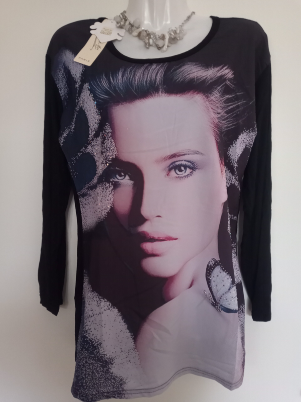 Paris er Moi Fashion Glitter Longsleeve S/M