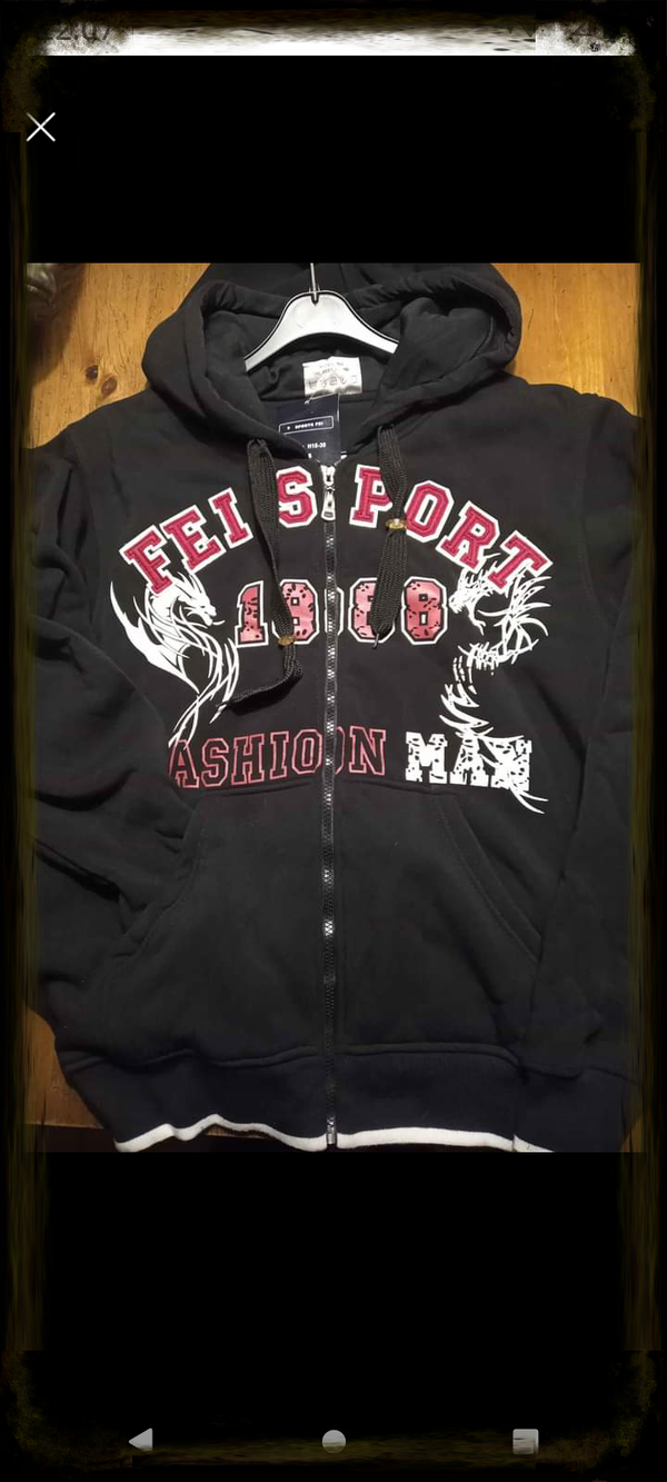 Heren Vest zwart S M en L