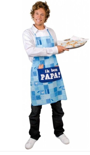 Keukenschort ik ben Papa in het Roze of Blauw