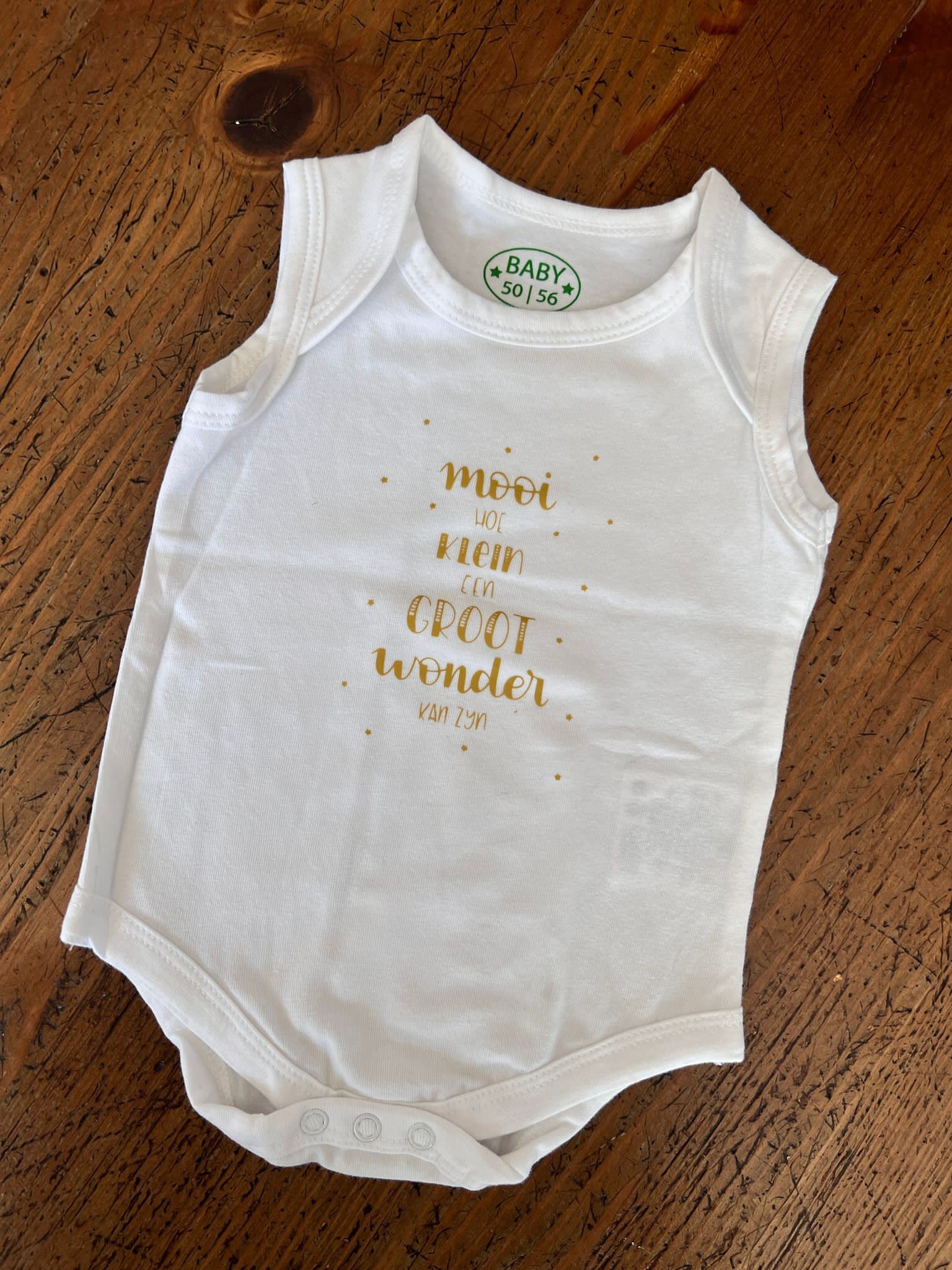 Mooi hoe klein een groot wonder kan zijn 50/56 inclusief porto