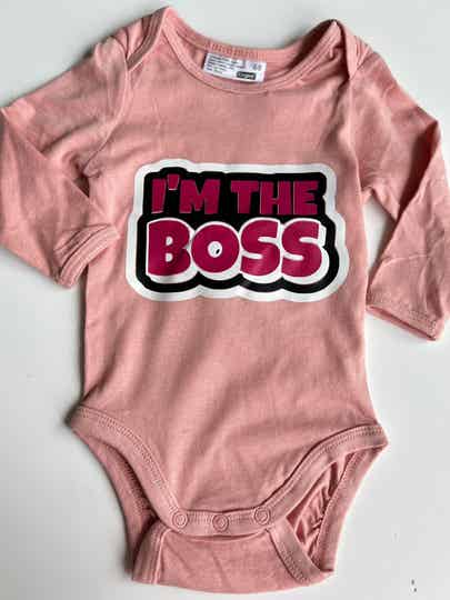 I'm the Boss Longsleeve 68 inclusief porto