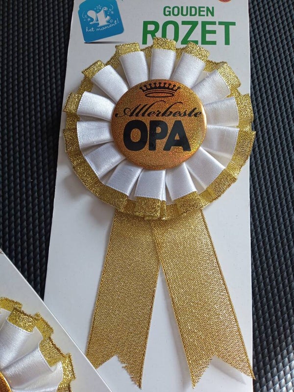 Medaille/Rozet  Allerbeste Opa