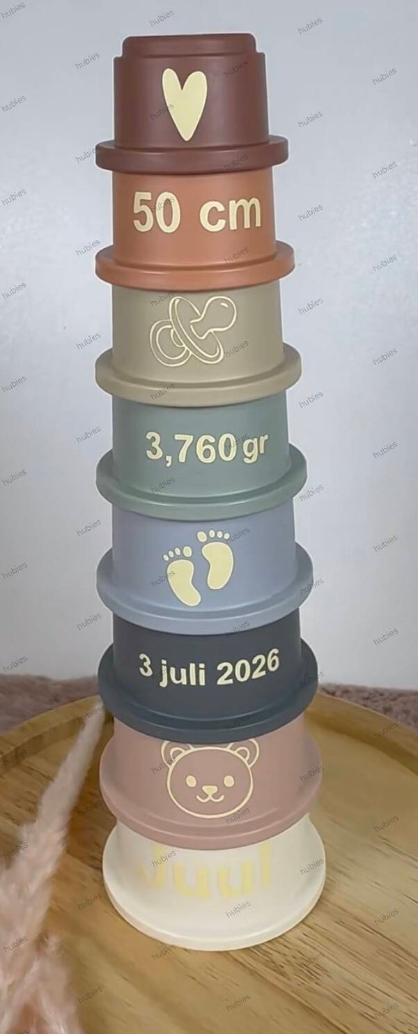 Blokken/Stapeltoren gepersonaliseerd naar keuze