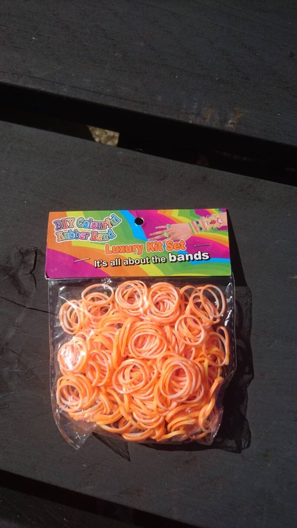 Loombands Oranje-Wit