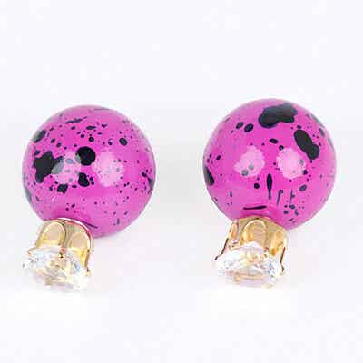 Double Dots Luxery Lila  incl porto
