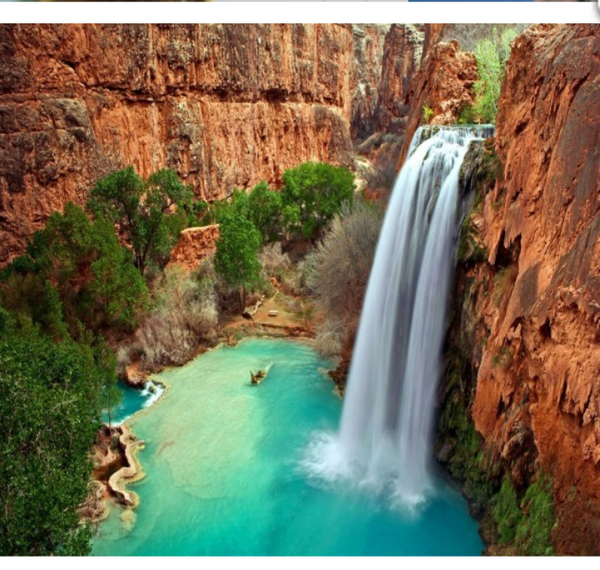 Diamond Paintings 50x40cm Waterfall incl porto