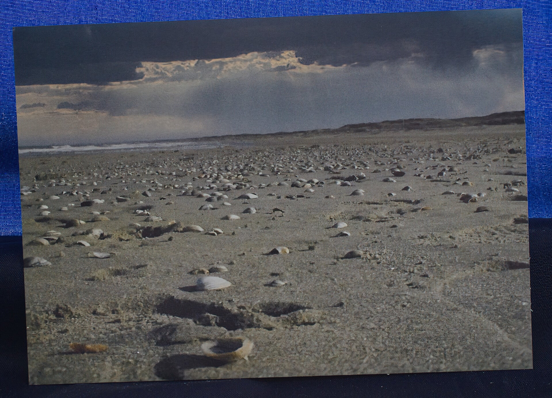 Ansichtkaart verlaten strand