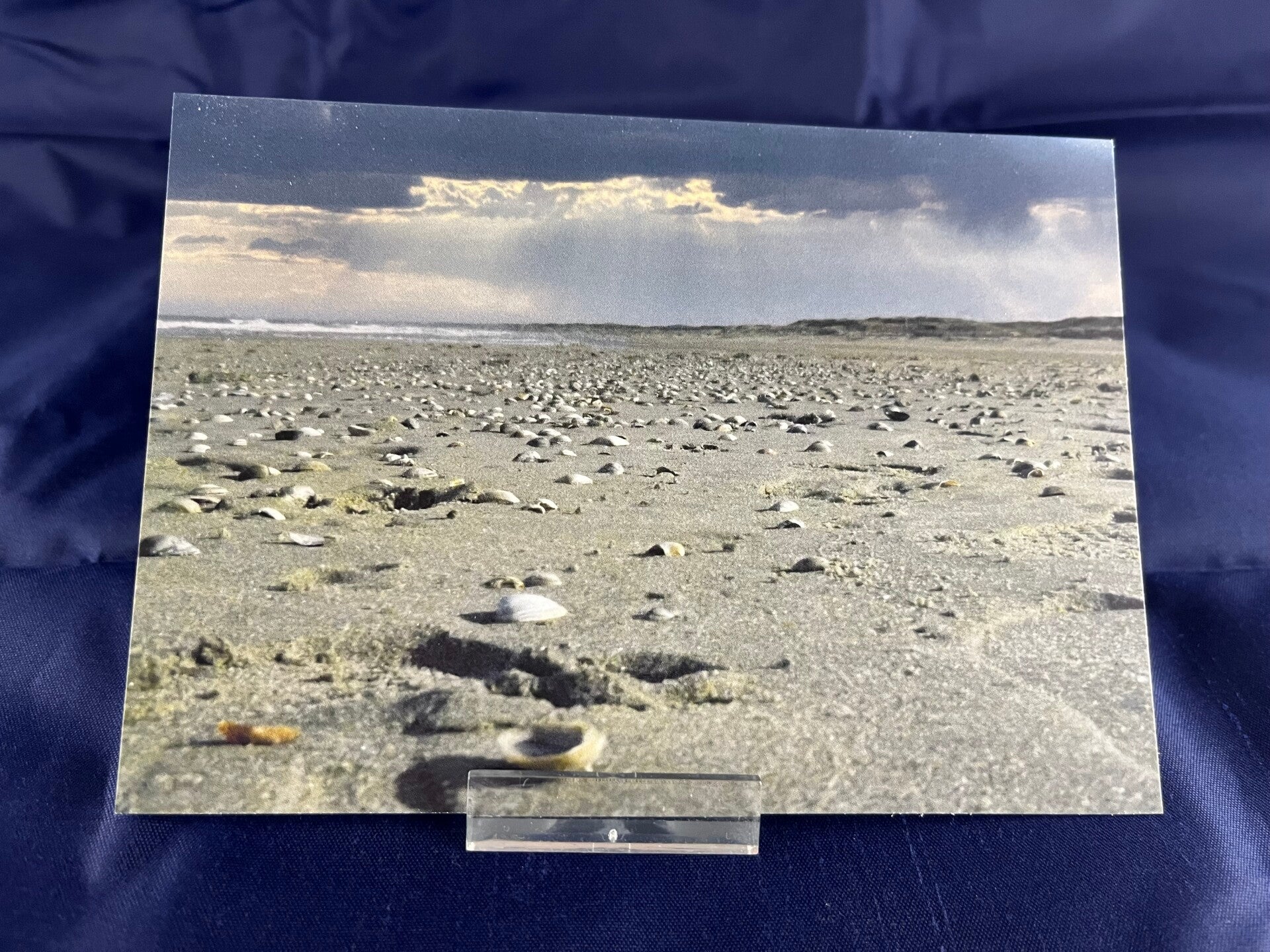 Ansichtkaart verlaten strand