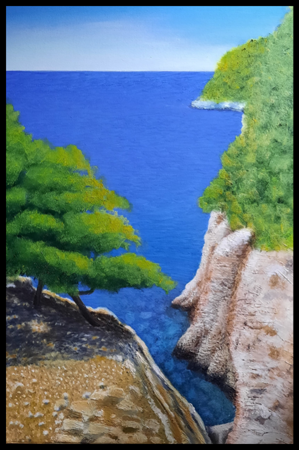 Ma Calanque 70 X 50 CM