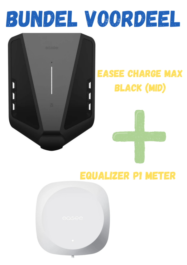 Easee Charge Max Black (MID) + Equalizer P1 meter