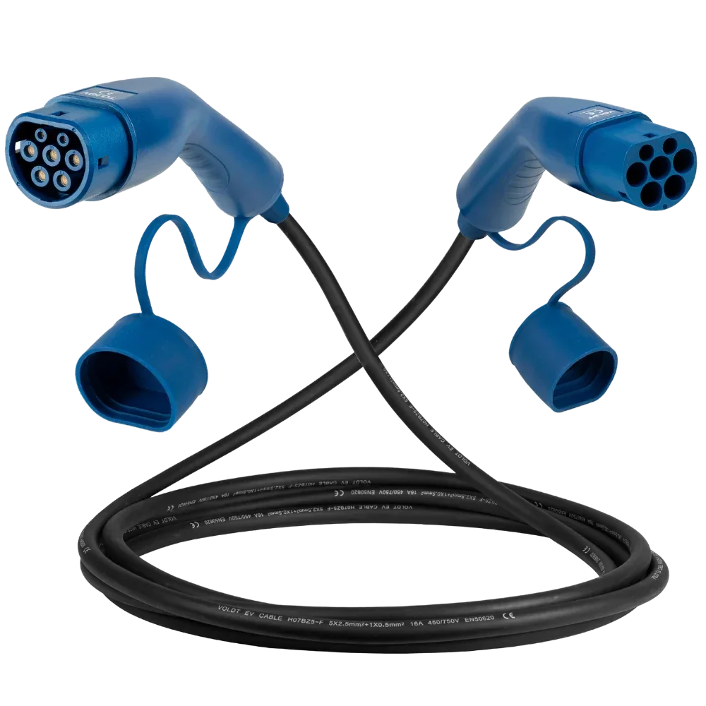 Voldt | Type 2 | mode 3 | 16A | 11kW laadkabel