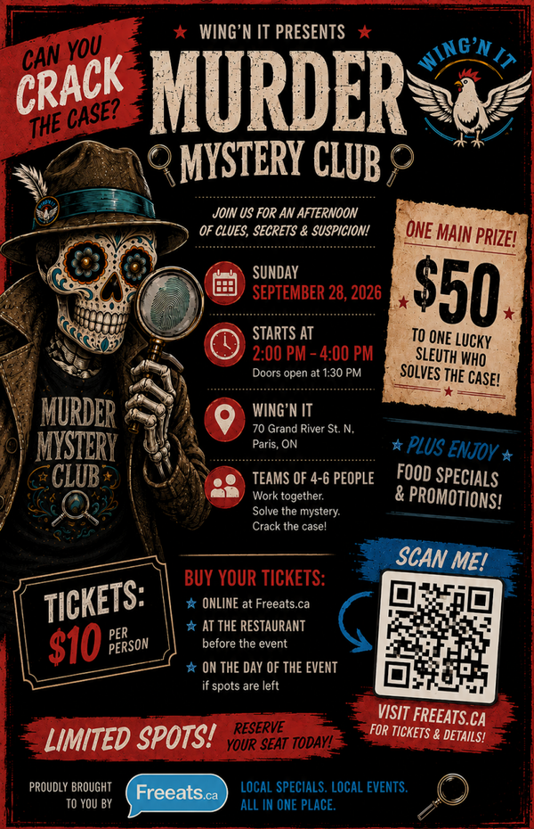 🔎 The Murder Mystery Club of Paris