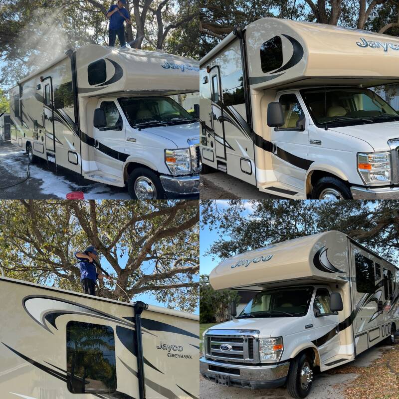 Xtreme Pro Detailers RV detailing Jayco motorhome Miami-Dade”