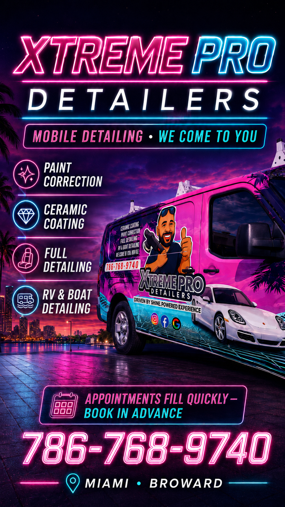 Mobile Car Detailing Miami | Xtreme Pro Detailers