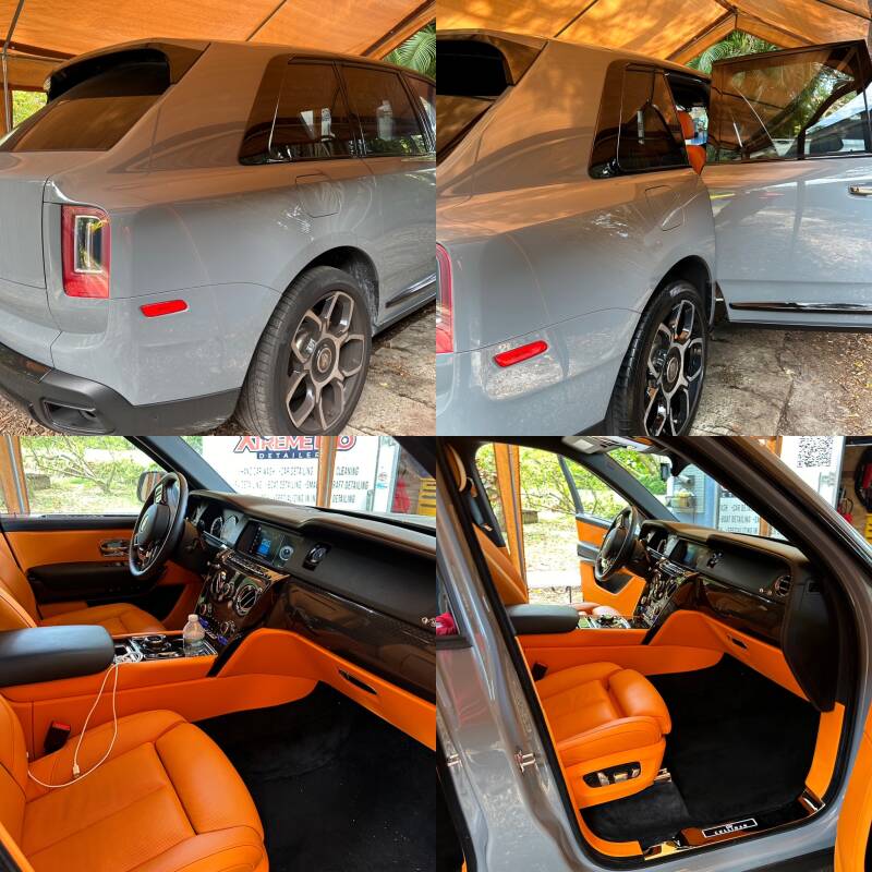 Xtreme Pro Detailers Wash and Wax Detail on a vehicle in Miami