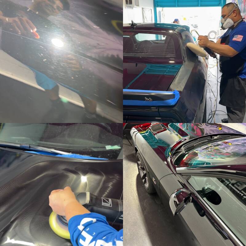 Xtreme Pro Detailers paint correction and buffing process Miami”