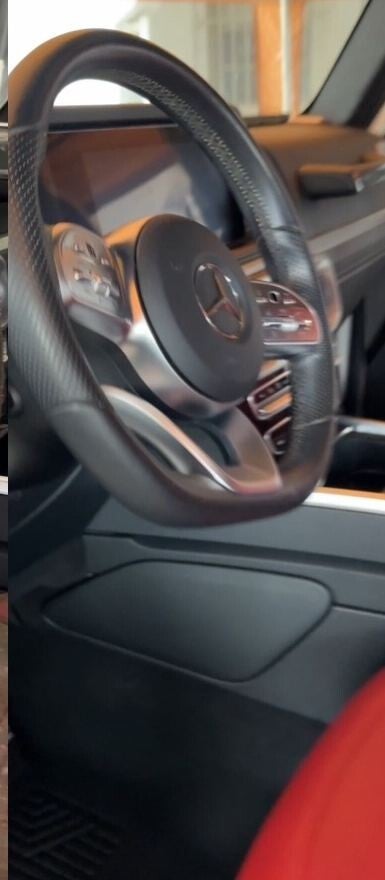 Mercedes-Benz G-Class steering wheel and dashboard clean after mold restoration