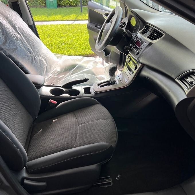 Nissan interior reassembled and clean after restoration